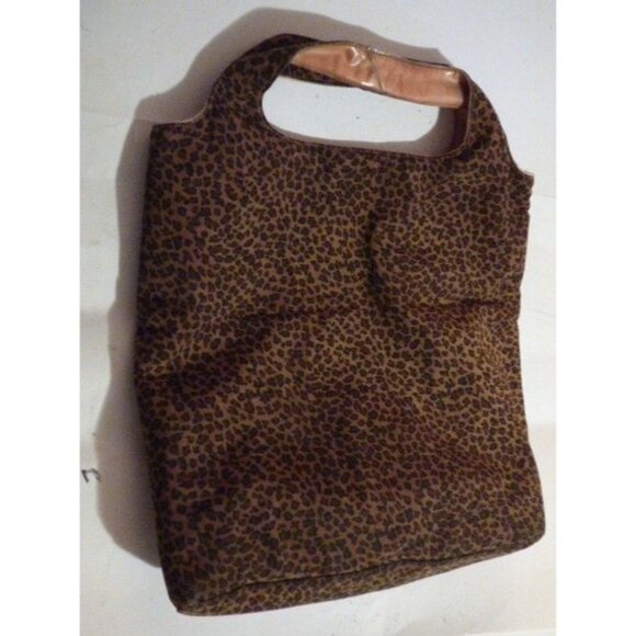 Bottega Veneta Vintage Tote Animal Leopard Print Silk And Leather - Picture 3 of 12